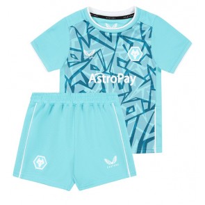 Maillot de foot Wolves Troisième enfant 2023-24 Manches Courte (+ pantalon court)